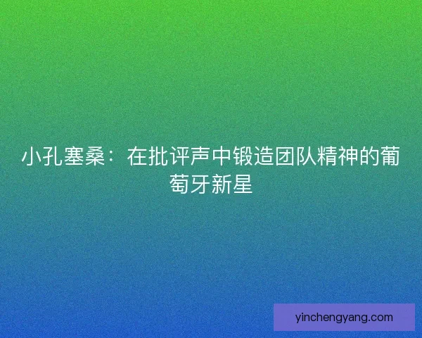 小孔塞桑：在批评声中锻造团队精神的葡萄牙新星